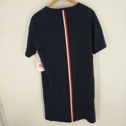 トミーヒルフィガー TOMMY HILFIGER フラッグ刺繍 カットソーワンピ―ス レディース import:M