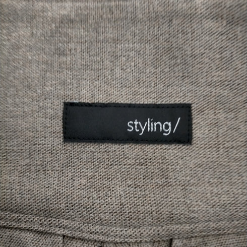 スタイリング styling 22AW フロントプリーツグルカパンツ レディース JPN:0