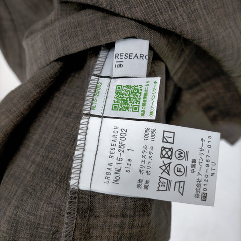 アーバンリサーチ URBAN RESEARCH リネンライクフレアスカート レディース JPN:1