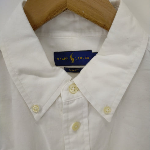 ラルフローレン RALPH LAUREN SLIM FIT ポニー刺繍 BDシャツ レディース L