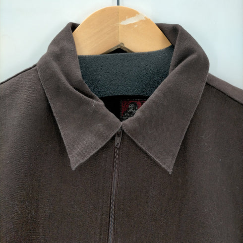 ベンデイビス BEN DAVIS USA製 ハーフジップ 半袖シャツ ワンポイントパッチ メンズ x-small