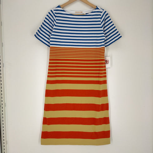 ユニクロ UNIQLO MARNI ボーダーワンピース レディース JPN:M