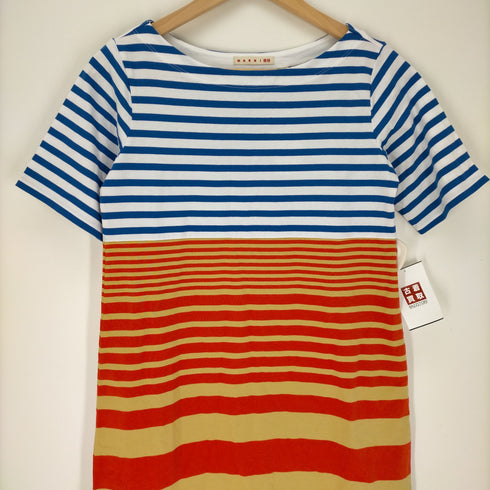 ユニクロ UNIQLO MARNI ボーダーワンピース レディース JPN:M