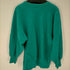 チャンピオン Champion 80s usa製 reverse weave ワンポイント 刺繍 スウェット ターコイズグリーン メンズ import:XL