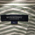 バーバリーロンドン BURBERRY LONDON ロゴ刺繍 ストライプレギュラーカラーシャツ メンズ import:L