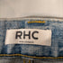 アールエイチシーロンハーマン RHC Ron Herman ボタンフライ デニム ダメージ 隠しリベット 赤耳 裾チェーンステッチ メンズ 28inch