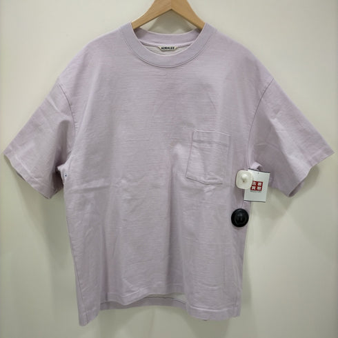 オーラリー AURALEE STAND UP TEE スタンド アップ 胸ポケット Tシャツ メンズ