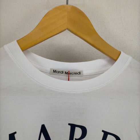 mardi mercredi MRCDアーチロゴ プリントTシャツ レディース FREE