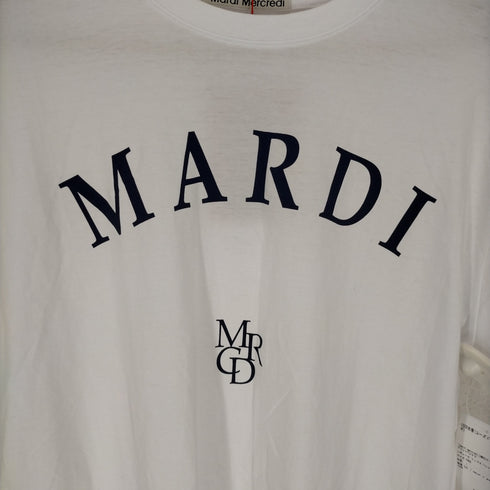 mardi mercredi MRCDアーチロゴ プリントTシャツ レディース FREE