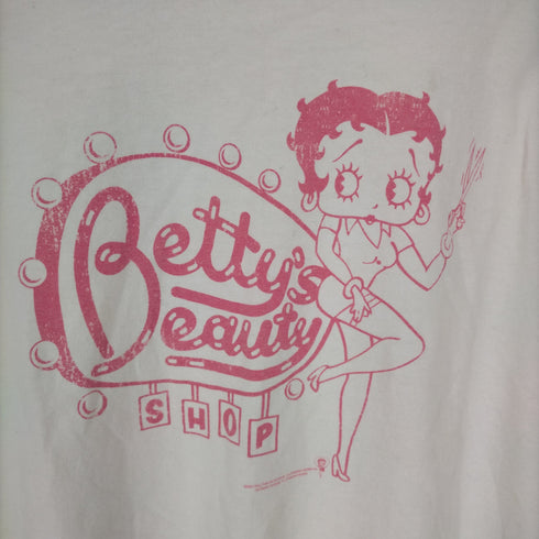 チームワークアスレチックアパレル TEAMWORK ATHLETIC APPAREL 2004年製 betty boop フロントプリントtシャツ メンズ JPN:L