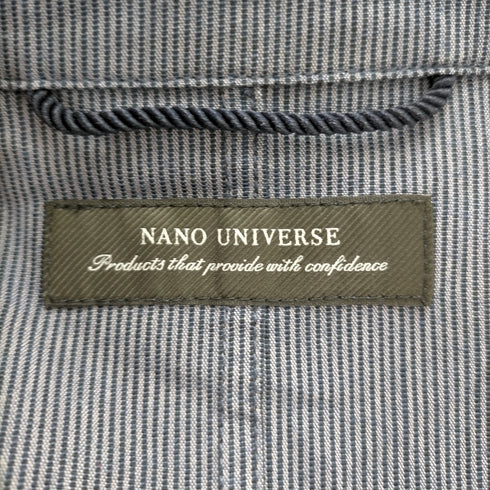 ナノユニバース nano universe ストライプジャケット メンズ