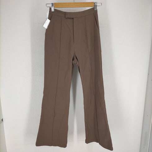 スライ SLY センタープリーツ レーヨンフレアパンツ レディース JPN:1