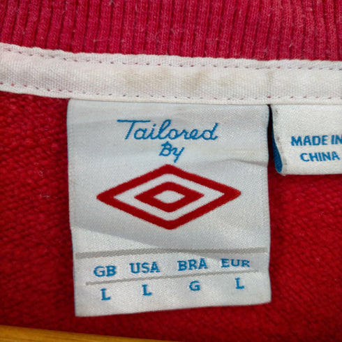 アンブロ UMBRO 90s ロゴ刺繍 クルーネックスウェット メンズ JPN:L