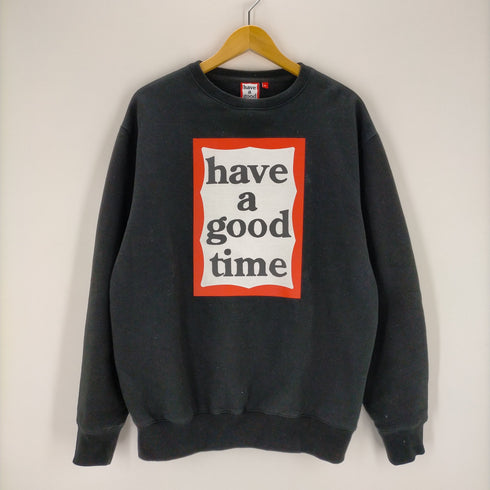 ハブアグッドタイム HAVE A GOOD TIME フレームロゴ スウェット メンズ JPN:XL
