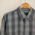 HATTON COURT チェック柄 シルクシャツ メンズ LL
