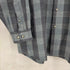 HATTON COURT チェック柄 シルクシャツ メンズ LL