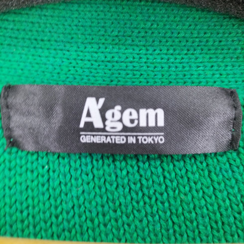 エージェム Agem/9 STAR CARDIGAN メンズ FREE