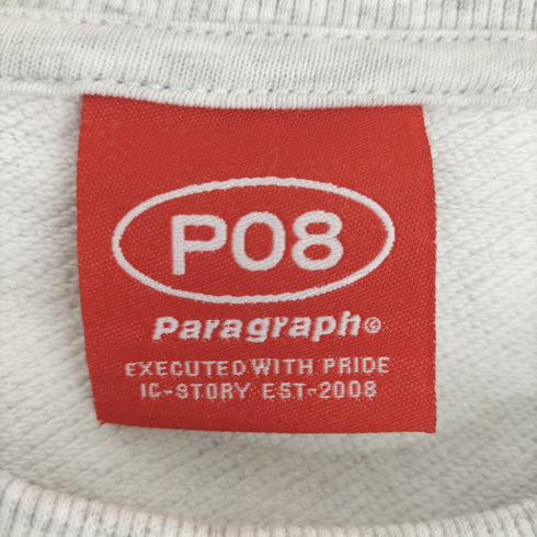 パラグラフ PARAGRAPH SMILE HAPPY SWEATSHIRT メンズ