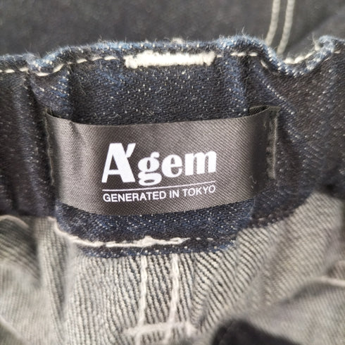 エージェム Agem/9 PATCH DENIM PT メンズ FREE