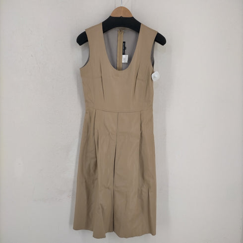 フォクシーニューヨーク FOXEY NEW YORK フェイクレザー ノースリーブワンピース レディース JPN:40