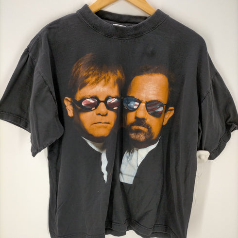BILLY JOEL ELTON JOHN FACE TO FRANCE TOUR 1998 メンズ import:L