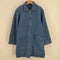 エディーバウアー Eddie Bauer 80~90s 黒タグ デニム 比翼ステンカラーコート レディース JPN:S