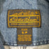 エディーバウアー Eddie Bauer 80~90s 黒タグ デニム 比翼ステンカラーコート レディース JPN:S