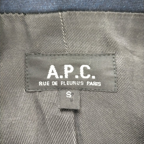 アーペーセー A.P.C. アシンメトリーデニムスタンドカラーコート レディース JPN:S