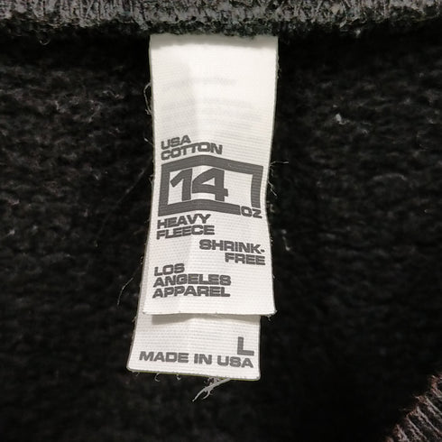 ロサンゼルスアパレル LOS ANGELES APPAREL ヘビーフリース クルーネック プルオーバー スウェット メンズ JPN:L