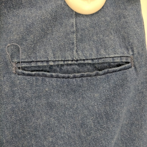 ブルックスブラザーズ BROOKS BROTHERS 80S ロケットタロン MADE IN U.S.A. 2タックデニムスラックス メンズ 33