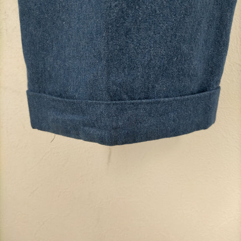 ブルックスブラザーズ BROOKS BROTHERS 80S ロケットタロン MADE IN U.S.A. 2タックデニムスラックス メンズ 33