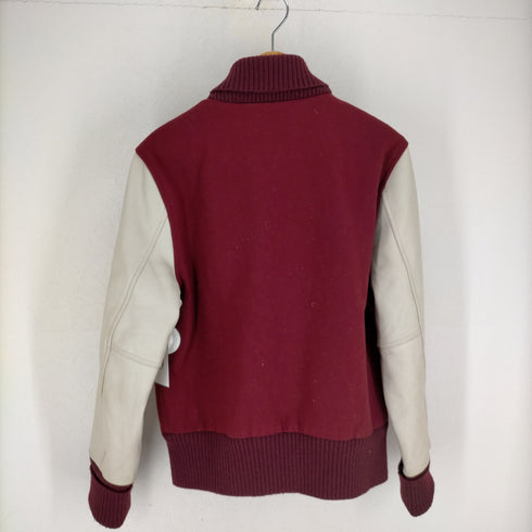 ギャップ Gap 00S レザー切替ウールスタジャン メンズ JPN:M