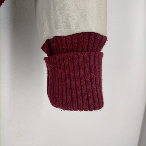 ギャップ Gap 00S レザー切替ウールスタジャン メンズ JPN:M