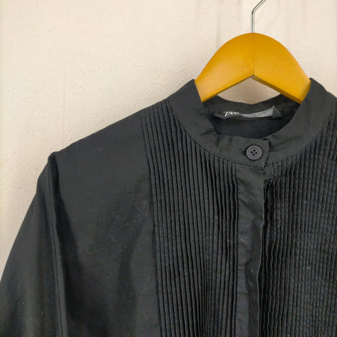 ザラ ZARA タックデザイン シャツワンピース レディース JPN:S