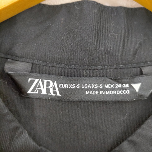 ザラ ZARA タックデザイン シャツワンピース レディース JPN:S