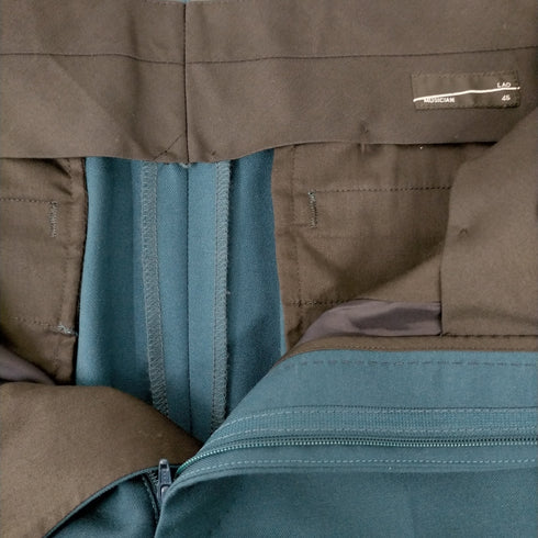 ラッドミュージシャン LAD MUSICIAN 22AW WOOL GABARDINE SLIM FLARE SLACKS メンズ 48