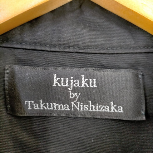 クジャクバイタクマニシザカ kujaku by Takuma Nishizaka 戒師シャツ テンセル 比翼ロングシャツ メンズ JPN:1