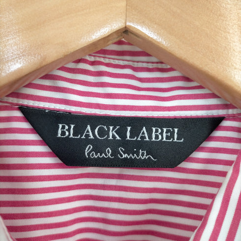 ポールスミスブラックレーベル Paul Smith BLACK LABEL レイヤード 花柄 ストライプシャツ レディース JPN:42