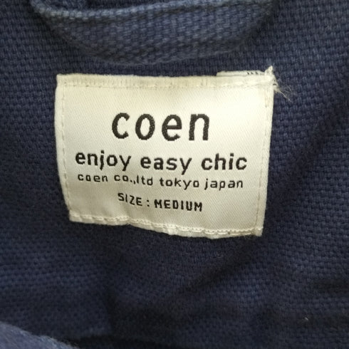 コーエン coen 別注 ショールカラーキャンバスシャツジャケット メンズ M