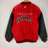 ロゴアスレチック LOGO ATHLETIC 90S-00S 韓国製 NBA Chicago Bulls シカゴブルズ ナイロンスタジャン 裏地キルティング メンズ import:L