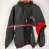 スターター STARTER 00S 韓国製 NBA Chicago Bulls シカゴブルズ ナイロンプルオーバージャケット 裏地キルティング メンズ import:L