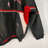 スターター STARTER 00S 韓国製 NBA Chicago Bulls シカゴブルズ ナイロンプルオーバージャケット 裏地キルティング メンズ import:L