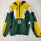 スターター STARTER 00S 韓国製 NFL PACKERS パッカーズ ナイロンプルオーバージャケット 裏地キルティング メンズ import:L