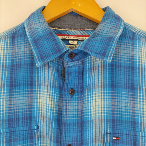 トミーヒルフィガー TOMMY HILFIGER チェック長袖シャツ メンズ JPN:L