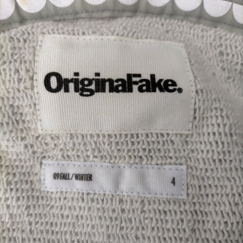 オリジナルフェイク Origina Fake 胸刺繍 歯形 ダブルジップパーカー メンズ JPN:4