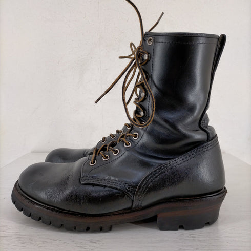レッドウィング RED WING 00S 刺繍羽根タグ ロガーブーツ メンズ 9 1/2