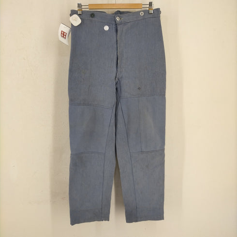 50s スイス軍 針シンチバック ワークパンツ メンズ