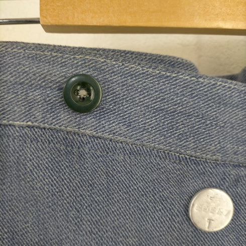 50s スイス軍 針シンチバック ワークパンツ メンズ