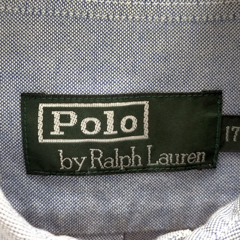 ポロバイラルフローレン Polo by RALPH LAUREN 緑タグ ポニー刺繍オックスフォードシャツ メンズ 170