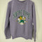 PLUMA SANTEE HEAVY WEIGHT 90S USA製 スウェット NOTRE DAME 霜降り紫 メンズ import:L